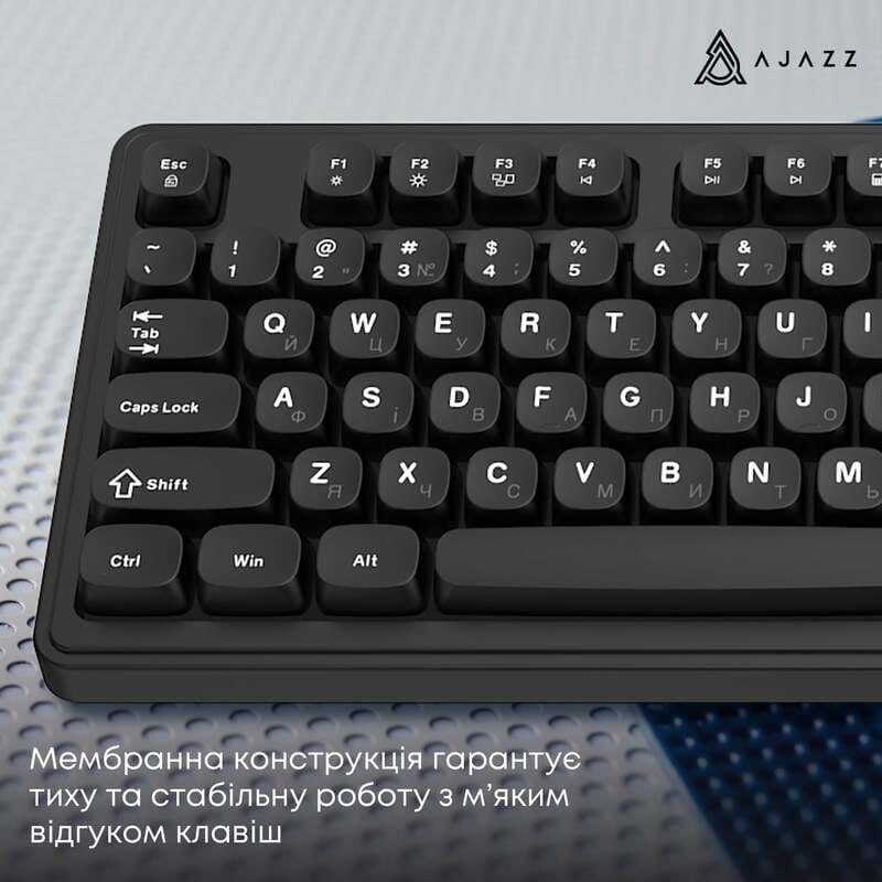 Клавіатура Ajazz AF98 Black USB-C Black (AF98-B)