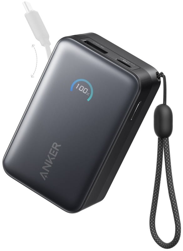 Универсальная мобильная батарея Anker Nano 10000mAh 45W Black (A1638H11)