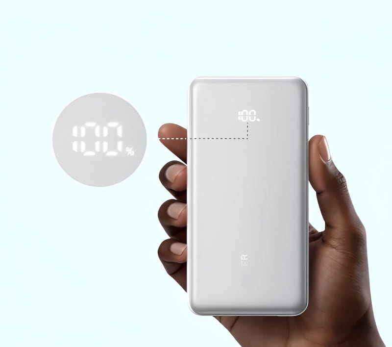 Універсальна мобільна батарея Anker Zolo 10000mAh 22.5W White (A110DH21)