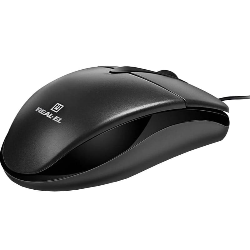Мышь REAL-EL RM-211 Black USB
