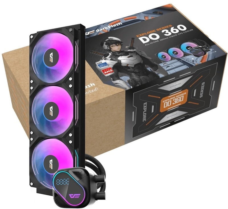 Система водяного охлаждения DarkFlash DO360 Black