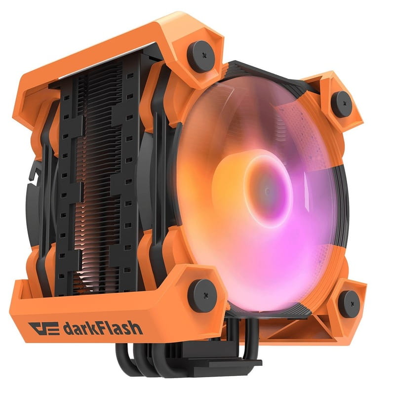 Кулер процессорный DarkFlash Ellsworth S2X Black/Orange