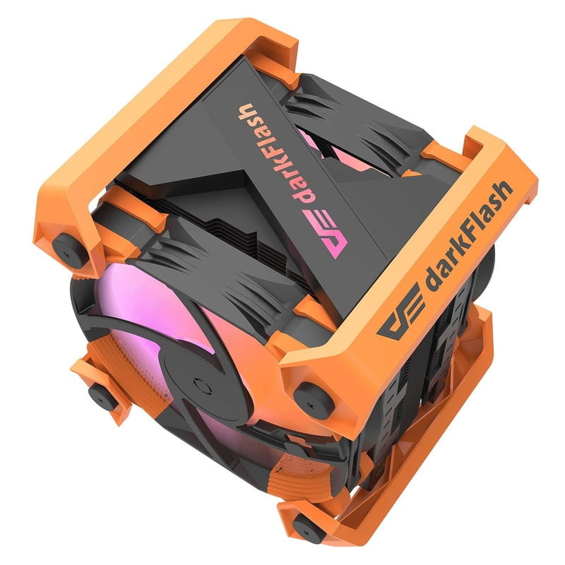 Кулер процессорный DarkFlash Ellsworth S2X Black/Orange