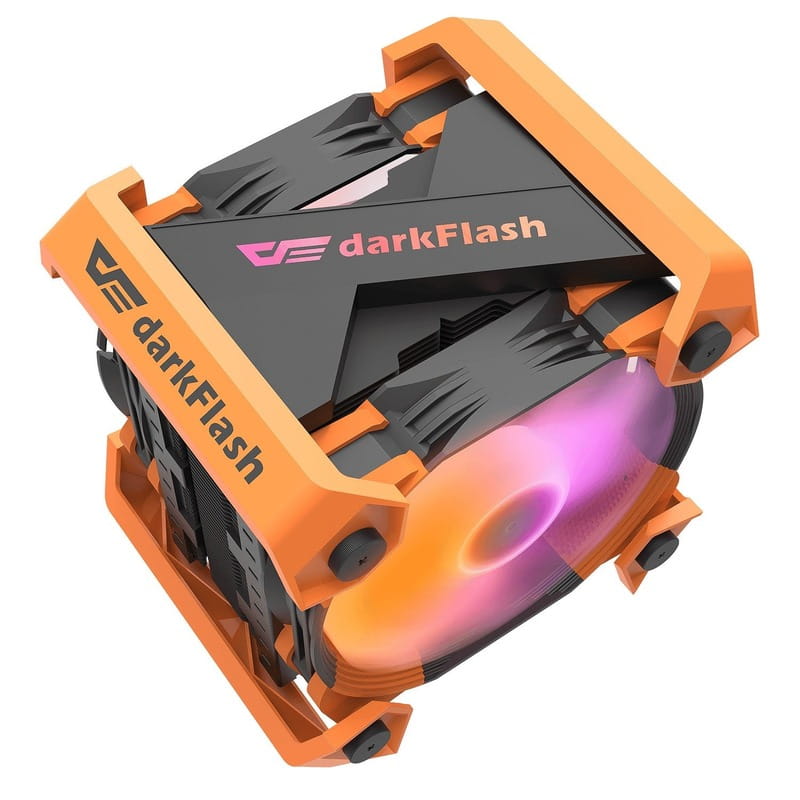 Кулер процессорный DarkFlash Ellsworth S2X Black/Orange