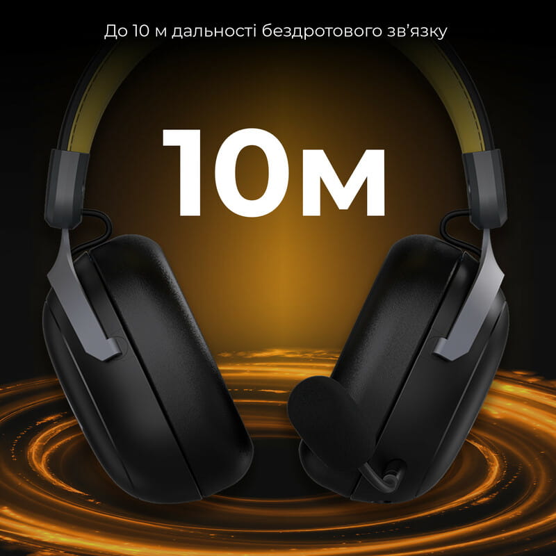 Bluetooth-гарнитура Ajazz AHM08 MAX 3-Mode Black (AHM08-MAX-BGY)