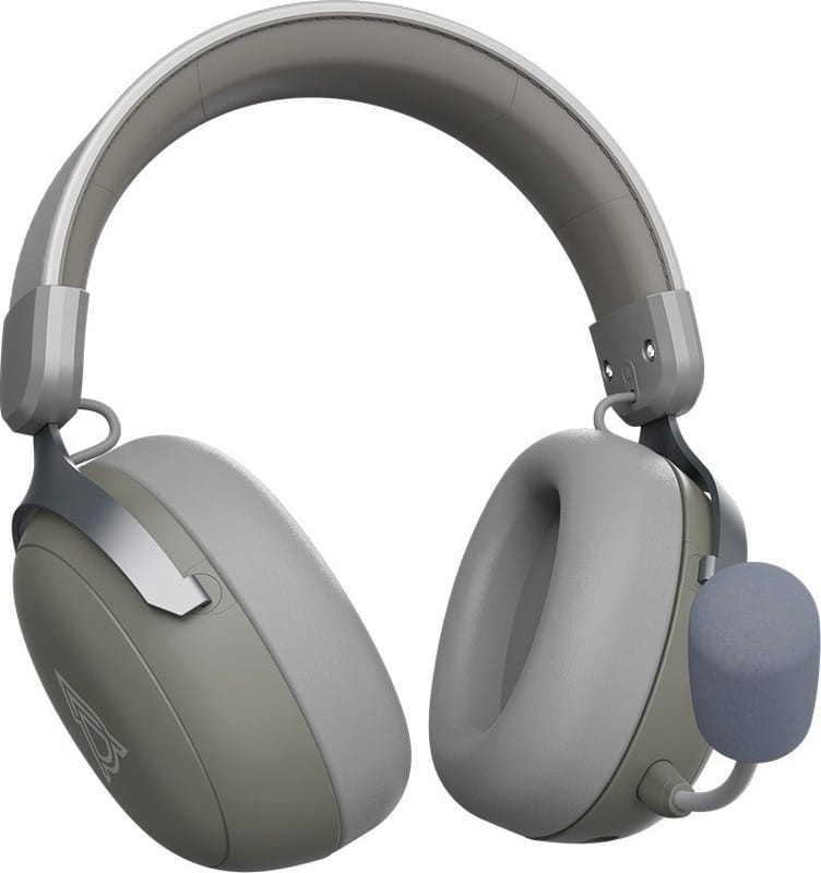 Bluetooth-гарнитура Ajazz AHM08 MAX 3-Mode Grey (AHM08-MAX-GW)