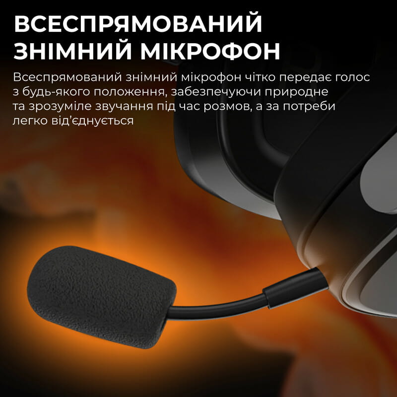 Bluetooth-гарнитура Ajazz AHM09 MAX 3-Mode Black (AHM09-MAX-BGY)