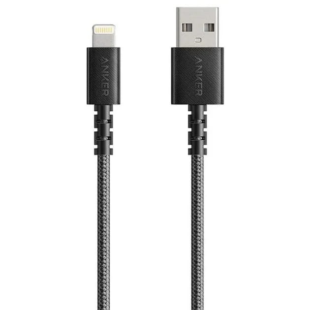 Кабель Anker Powerline Select+ USB - Lightning (M/M), 1.8 м, Black (A8013H11/A8013H12)