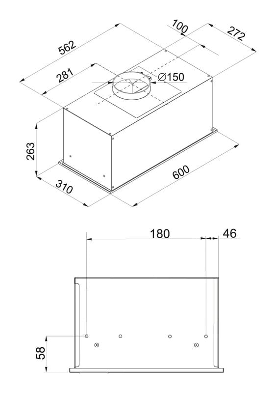 Вытяжка Hansa OMC6561BGH