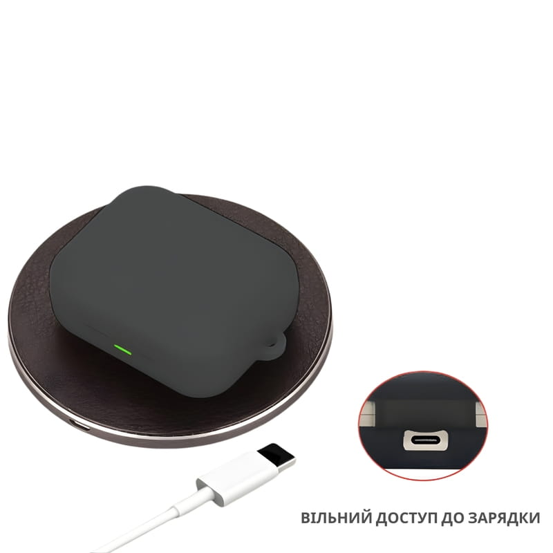 Чехол BeCover Silicon для Realme Buds Air 7 Pro Black (714814)