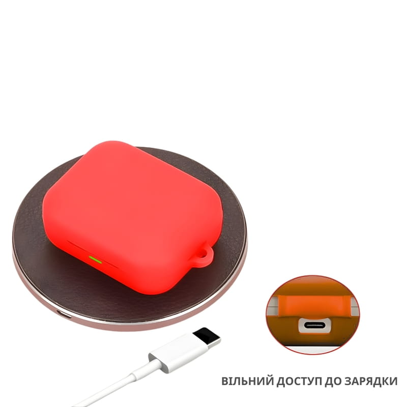 Чехол BeCover Silicon для Realme Buds Air 7 Pro Red (714816)