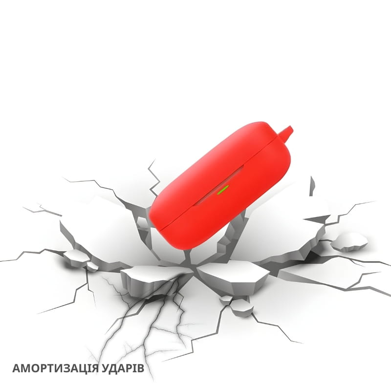 Чехол BeCover Silicon для Realme Buds Air 7 Pro Red (714816)