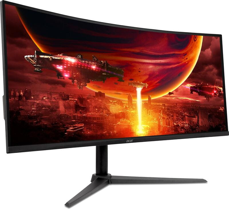 Монитор Acer 34" ED340CUJ0bmiipx (UM.CE0EE.001) VA Black Curved 120Hz