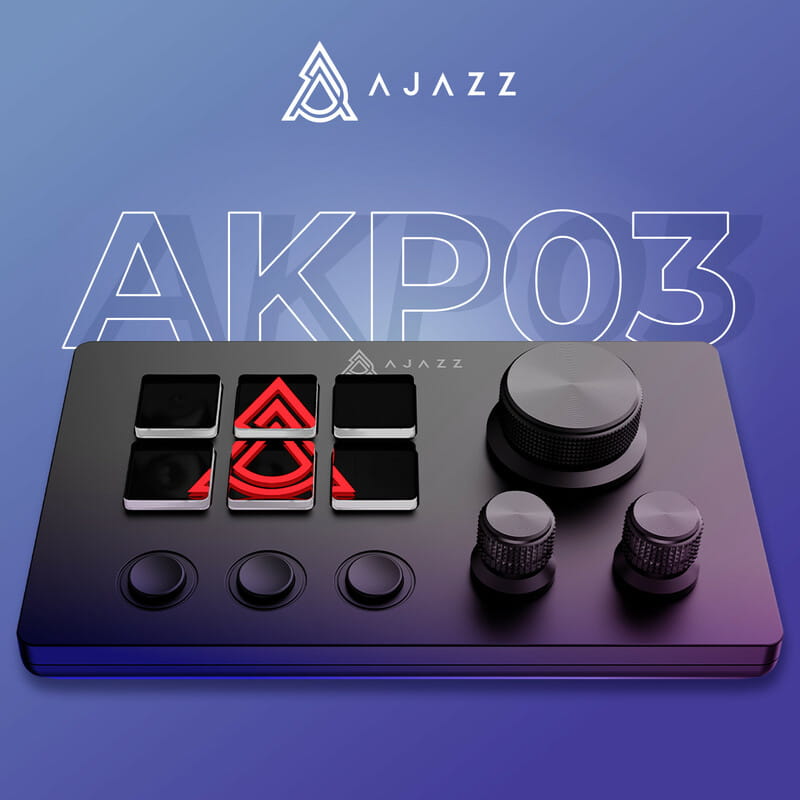 Контроллер для стриминга Ajazz AKP03E USB Black