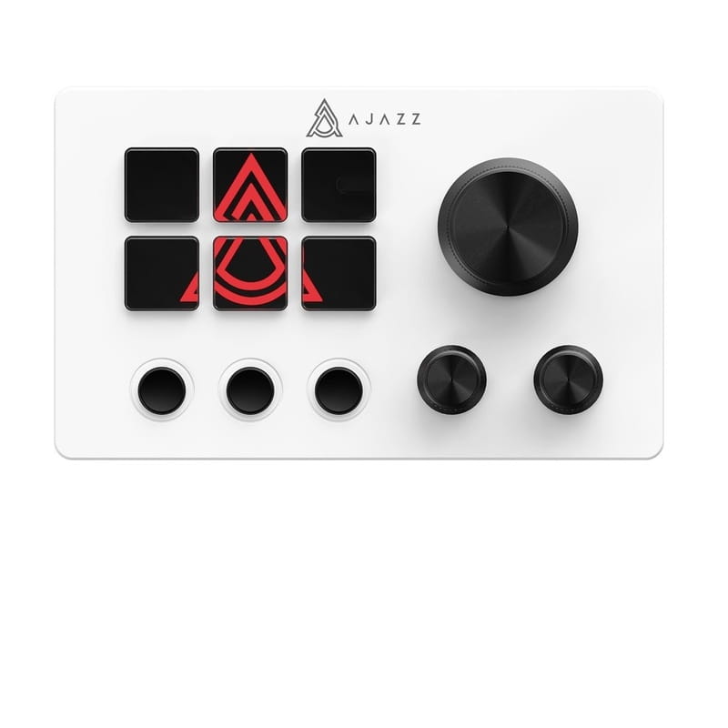 Контроллер для стриминга Ajazz AKP03E USB White