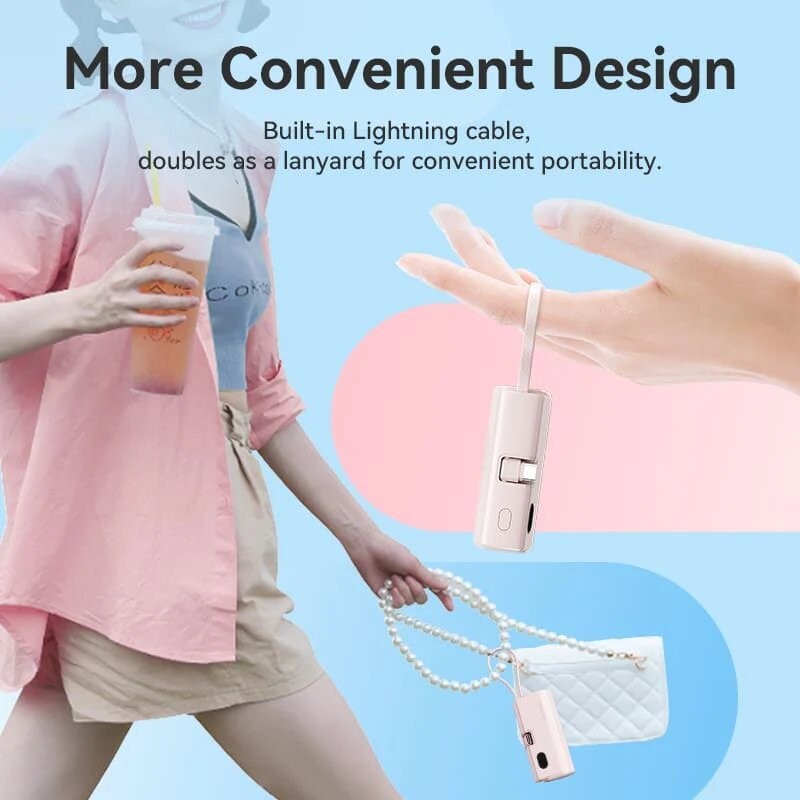 Универсальная мобильная батарея Vention 4800mAh 22.5W White (FHQW0)