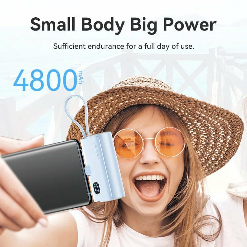 Универсальная мобильная батарея Vention 4800mAh 22.5W White (FHQW0)