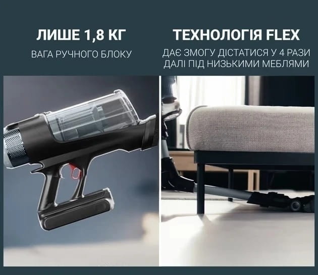 Аккумуляторный пылесос Rowenta X-Force Flex 16.60 Animal RH9C71E0