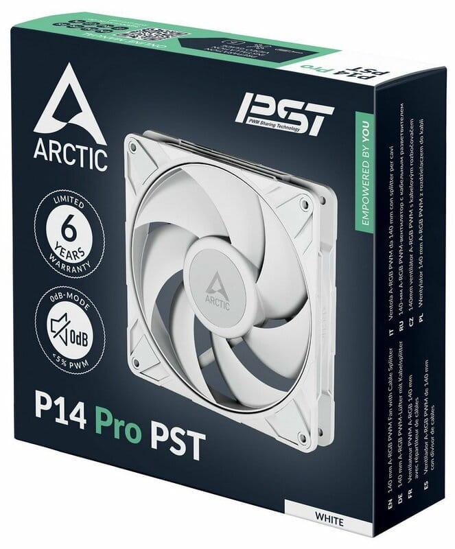 Вентилятор Arctic P14 Pro PST White (ACFAN00317A)