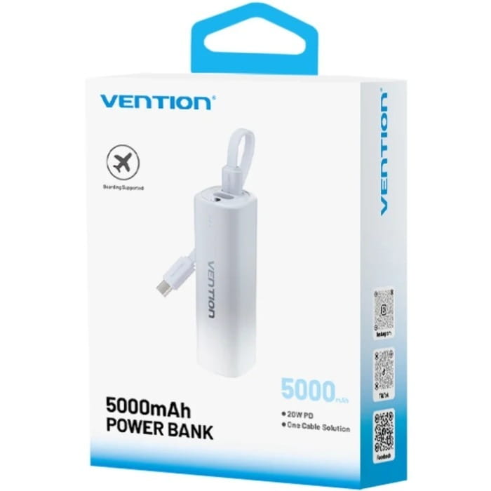 Универсальная мобильная батарея Vention 5000mAh 20W Gradient Gray (FHWM0)