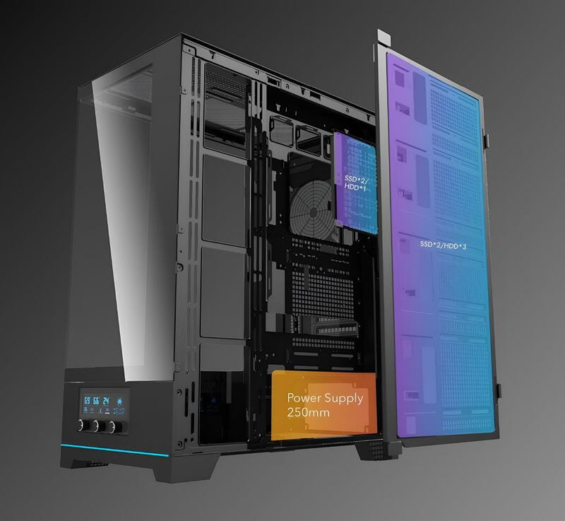 Корпус DarkFlash DY451L Pro Black