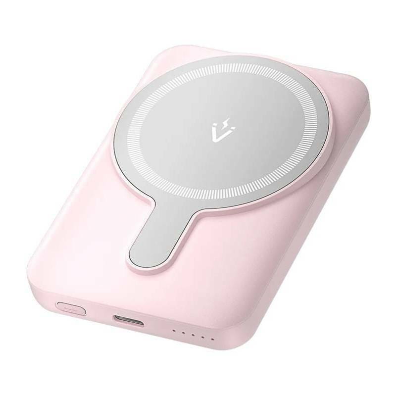 Универсальная мобильная батарея Vention Magnetic Wireless 5000mAh 20W Pink (FHSP0)