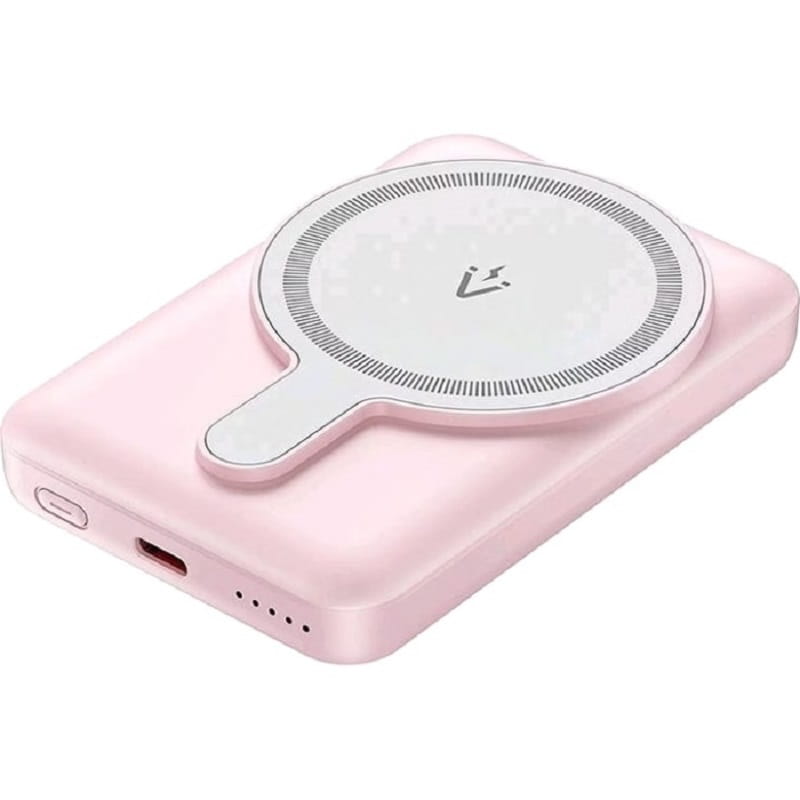 Универсальная мобильная батарея Vention Magnetic Wireless 5000mAh 20W Pink (FHSP0)