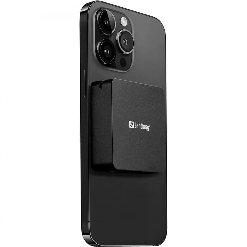 Универсальная мобильная батарея Sandberg Mag Wireless Powerbank 5000mAh 20W Black (421-28)