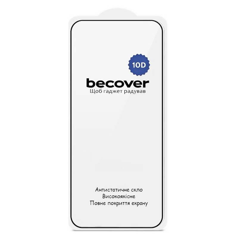 Захисне скло BeCover 10D для Poco F8 Pro Black (714763)