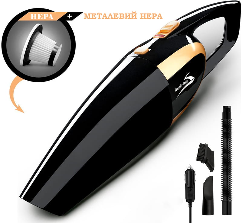 Автомобильный пылесос Aspiring Dust 2 Black (DU5500ABS)