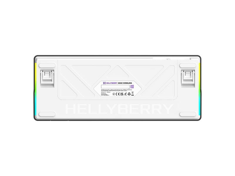 Клавиатура беспроводная Hator Hellyberry HK60 Wireless Black-White