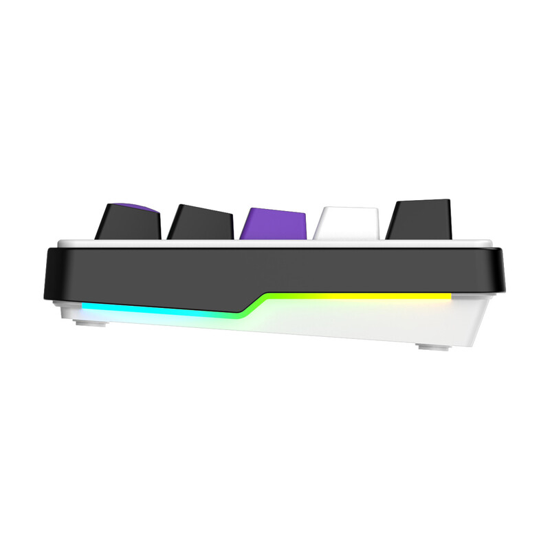 Клавиатура беспроводная Hator Hellyberry HK60 Wireless White/Violet