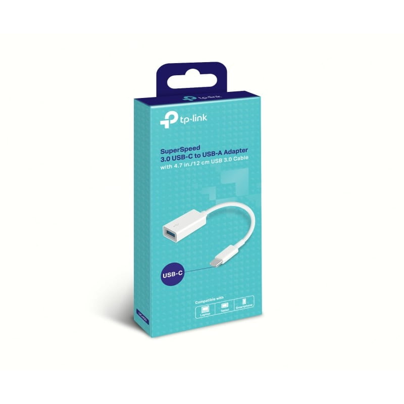 Адаптер TP-Link USB-C - USB-A White (UС400)