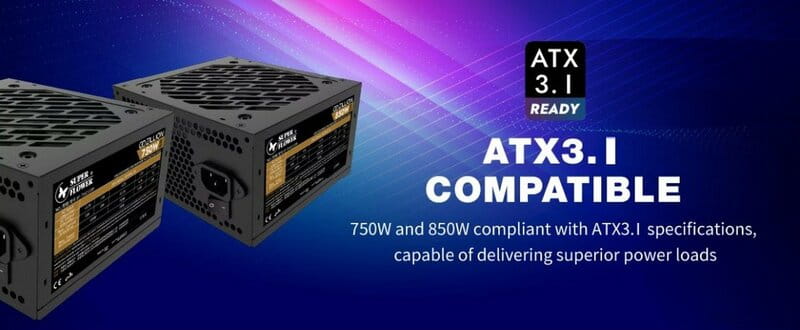 Блок живлення Super Flower ATX3.1 Zillion DB (SF-750Z12DB(DA)) 750W