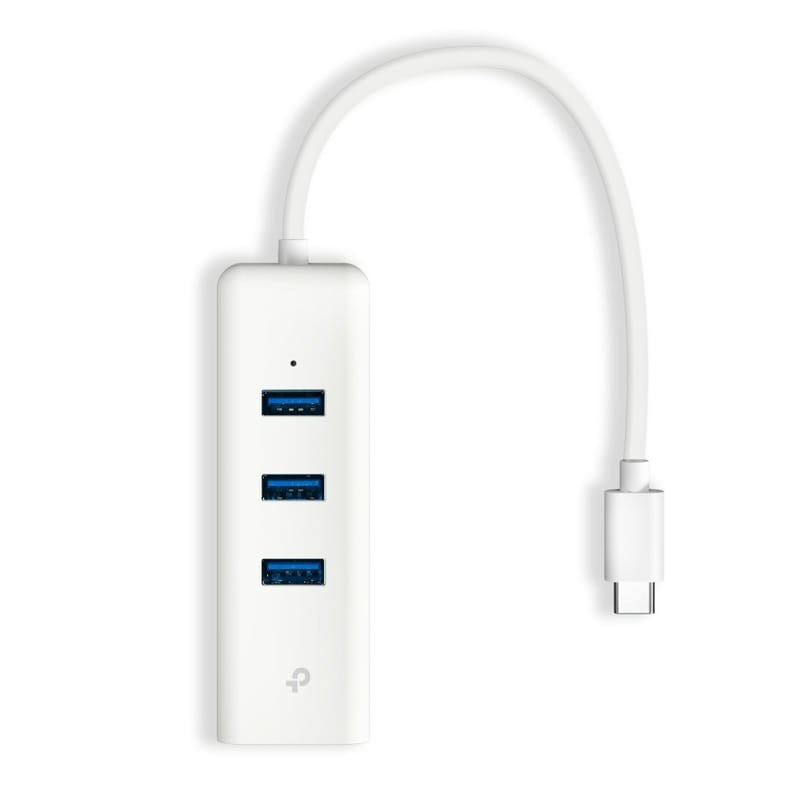 Мережевий адаптер TP-Link UE330C (USB-C 3.0, 10/100/1000Mbps, 3xUSB 3.0 HUB)