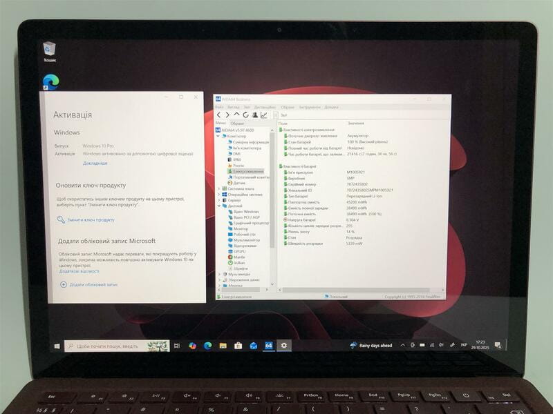 Ноутбук Microsoft Surface Laptop 1 1769 / 13.5" (2256x1504) IPS Touch / i7-7660U / 8GB / 256GB SSD / Win10Pro / Backlight - Б/у