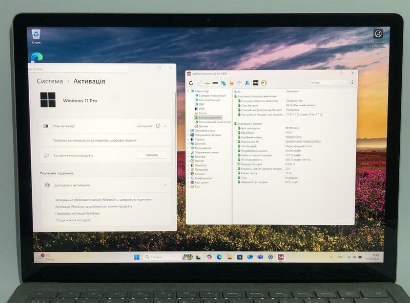Ноутбук Microsoft Surface Laptop 2 1769 / 13.5" (2256x1504) IPS Touch / i5-8350U / 8GB / 256GB SSD / Win11Pro / Backlight - Б/у