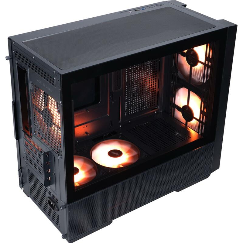 Корпус 1stPlayer AU6-BK-2FA7-14-2FA7R-1FA7 Black