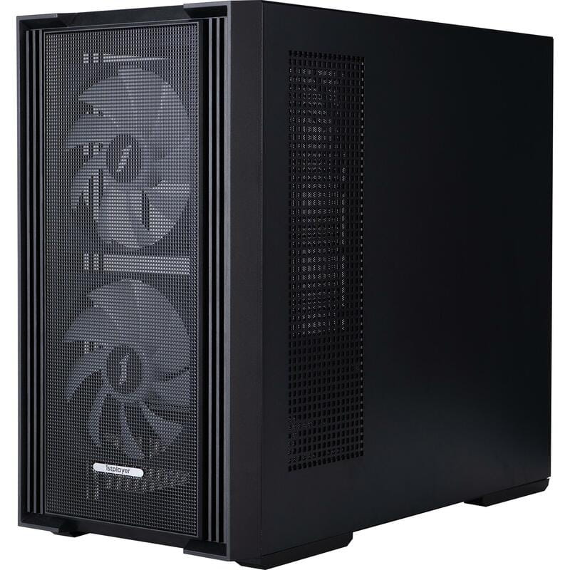 Корпус 1stPlayer AU6-BK-2FA7-14-2FA7R-1FA7 Black