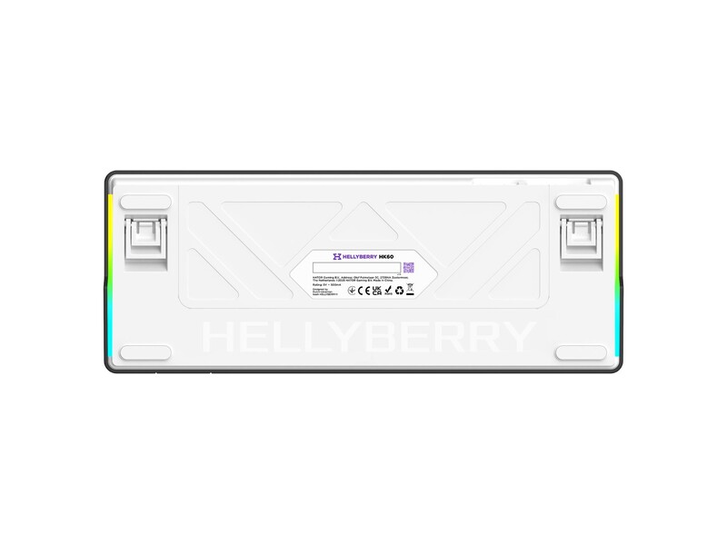 Клавиатура Hator Hellyberry HK60 White/Violet