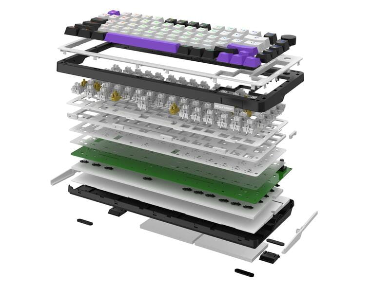 Клавиатура Hator Hellyberry HK75 Black-White