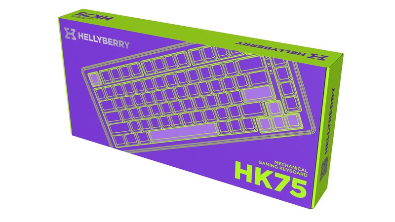 Клавиатура Hator Hellyberry HK75 White/Violet
