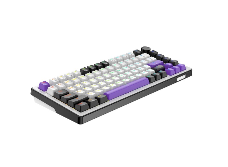 Клавиатура Hator Hellyberry HK75 White/Violet