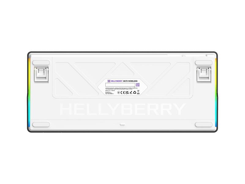 Клавиатура беспроводная Hator Hellyberry HK75 Wireless Black-White