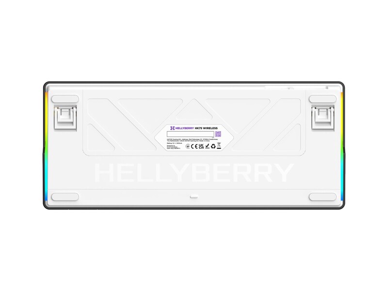 Клавиатура беспроводная Hator Hellyberry HK75 Wireless White/Violet