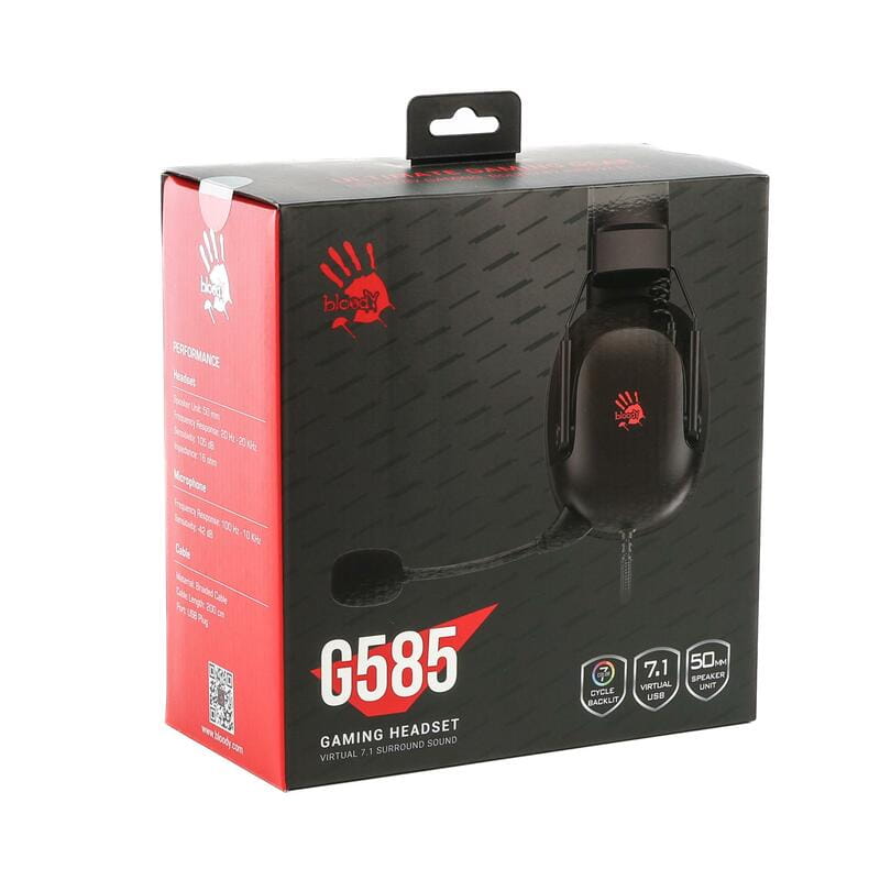 Гарнітура Bloody G585 Black