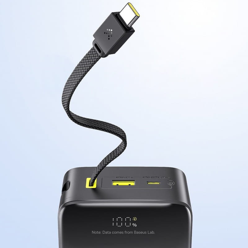 Універсальна мобільна батарея Baseus EnerFill FC51 Bipow 2 Pro 30000mAh 22.5W Black (E0028100)