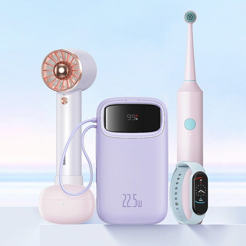 Универсальная мобильная батарея Baseus Qpow2 20000mAh 22.5W Purple (P10055002513-00)