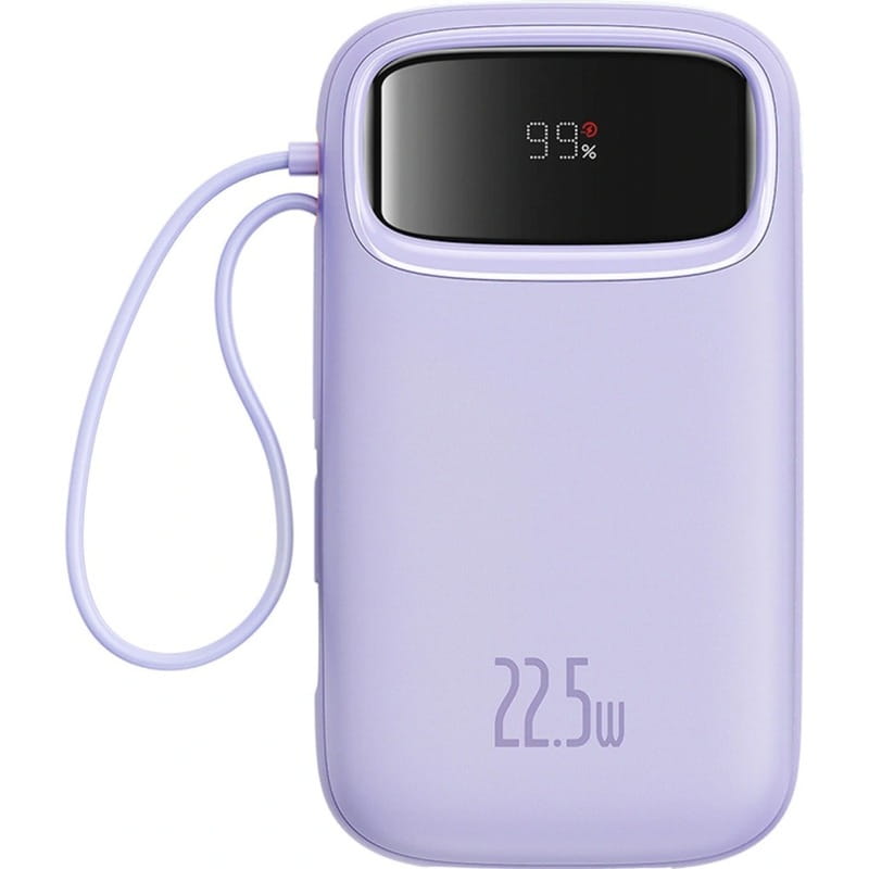 Универсальная мобильная батарея Baseus Qpow2 20000mAh 22.5W Purple (P10055002513-00)