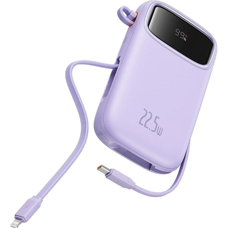 Универсальная мобильная батарея Baseus Qpow2 20000mAh 22.5W Purple (P10055002513-00)